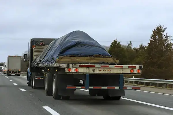 Trailer driver long haul cargo transport